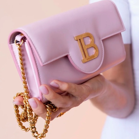 Balmain B-Buzz Wallet on Chain (Leather Clutch) - Picture 8 of 11